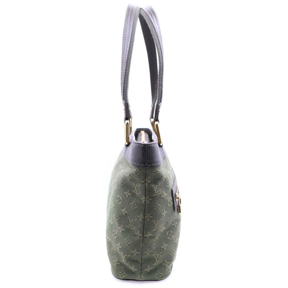 LOUIS VUITTON(ルイヴィトン) モノグラム ミニラン ルシーユPM ハンドバッグ カーキ キャンバス×レザー