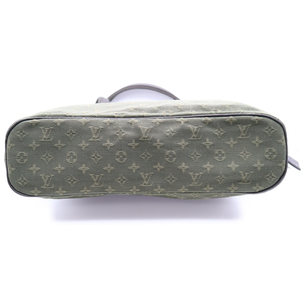 LOUIS VUITTON(ルイヴィトン) モノグラム ミニラン ルシーユPM ハンドバッグ カーキ キャンバス×レザー