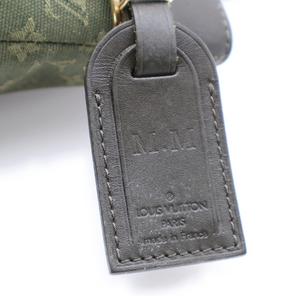LOUIS VUITTON(ルイヴィトン) モノグラム ミニラン ルシーユPM ハンドバッグ カーキ キャンバス×レザー