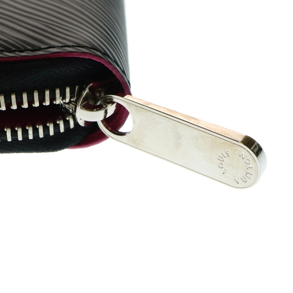 LOUIS VUITTON(ルイヴィトン) エピ ジッピーウォレット ラウンドジップ長財布 ブラック×ピンク レザー M64838