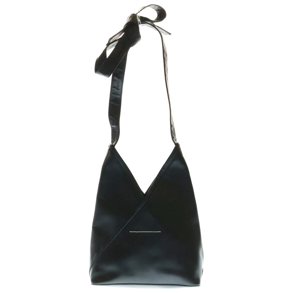 MM6 Maison Margiela(エムエムシックスメゾンマルジェラ) ジャパニーズバレット ベルトバッグ ハンドバッグ ショルダーバッグ ブラック カーフレザー