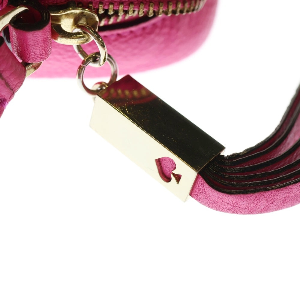 Kate Spade(ケイトスペード) ショルダーバッグ ミニバッグ ピンク レザー ゴールド金具
