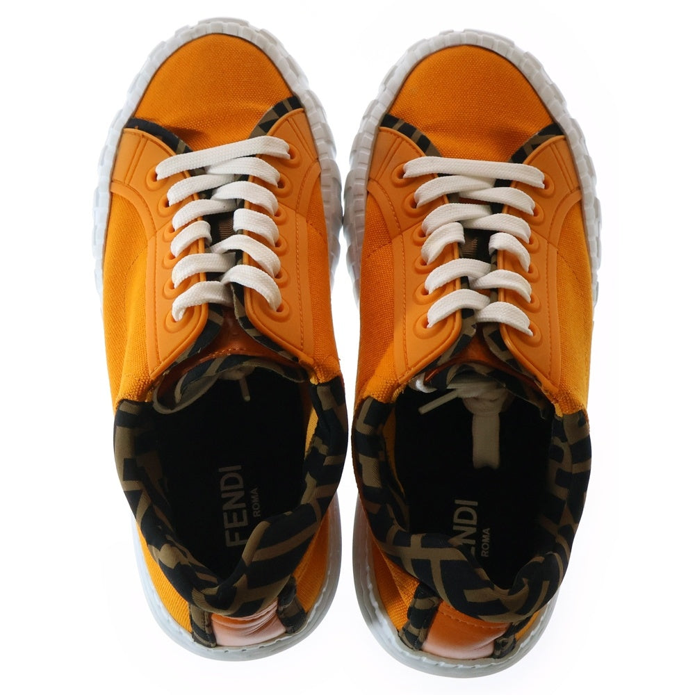 希少　FENDI FFモチーフ　ズッカ柄　ニット切り替え　ブーツ　8ホール 希少 FENDI FFモチーフ ズッカ柄 ニット切り替え ブーツ 8ホール