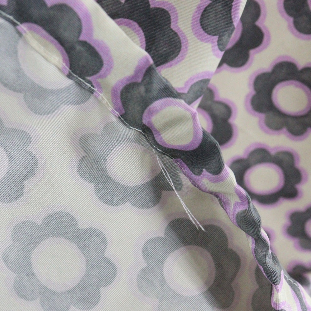 PRADA(プラダ) 16SS フラワー総柄プリント シルク スタンド