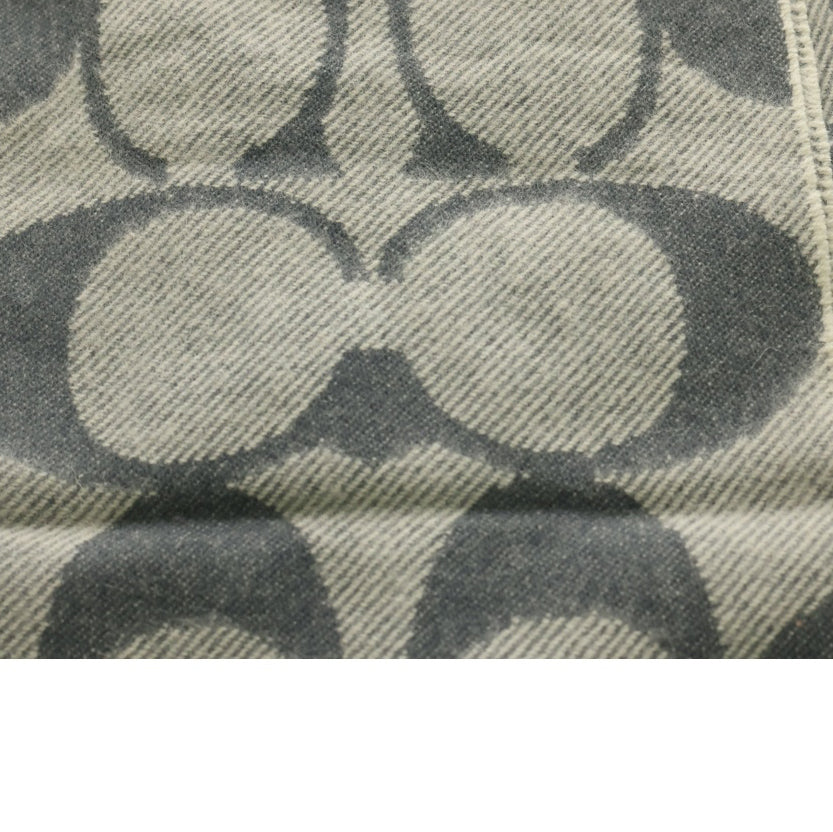 COACH(コーチ) シグネチャー マフラー ストール グレー