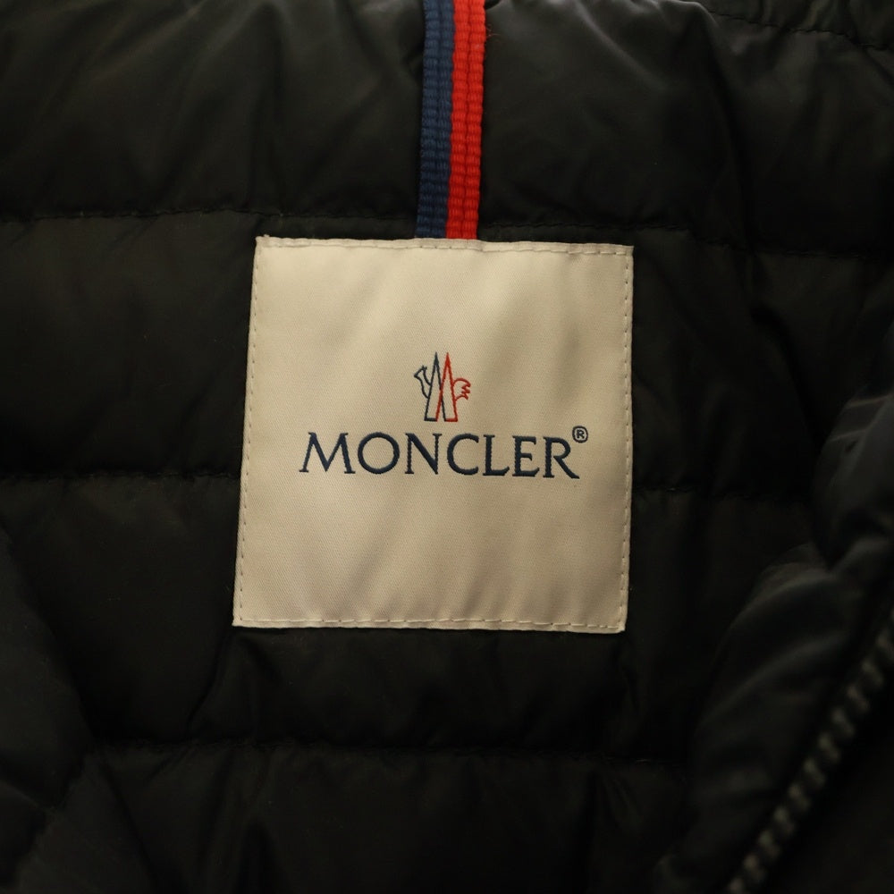 MONCLER(モンクレール) COLORADO コロラド ワッペンロゴ フーデッド ジップアップ ダウン ロング ジャケット コート ブラック レディース E20934986600 C0071