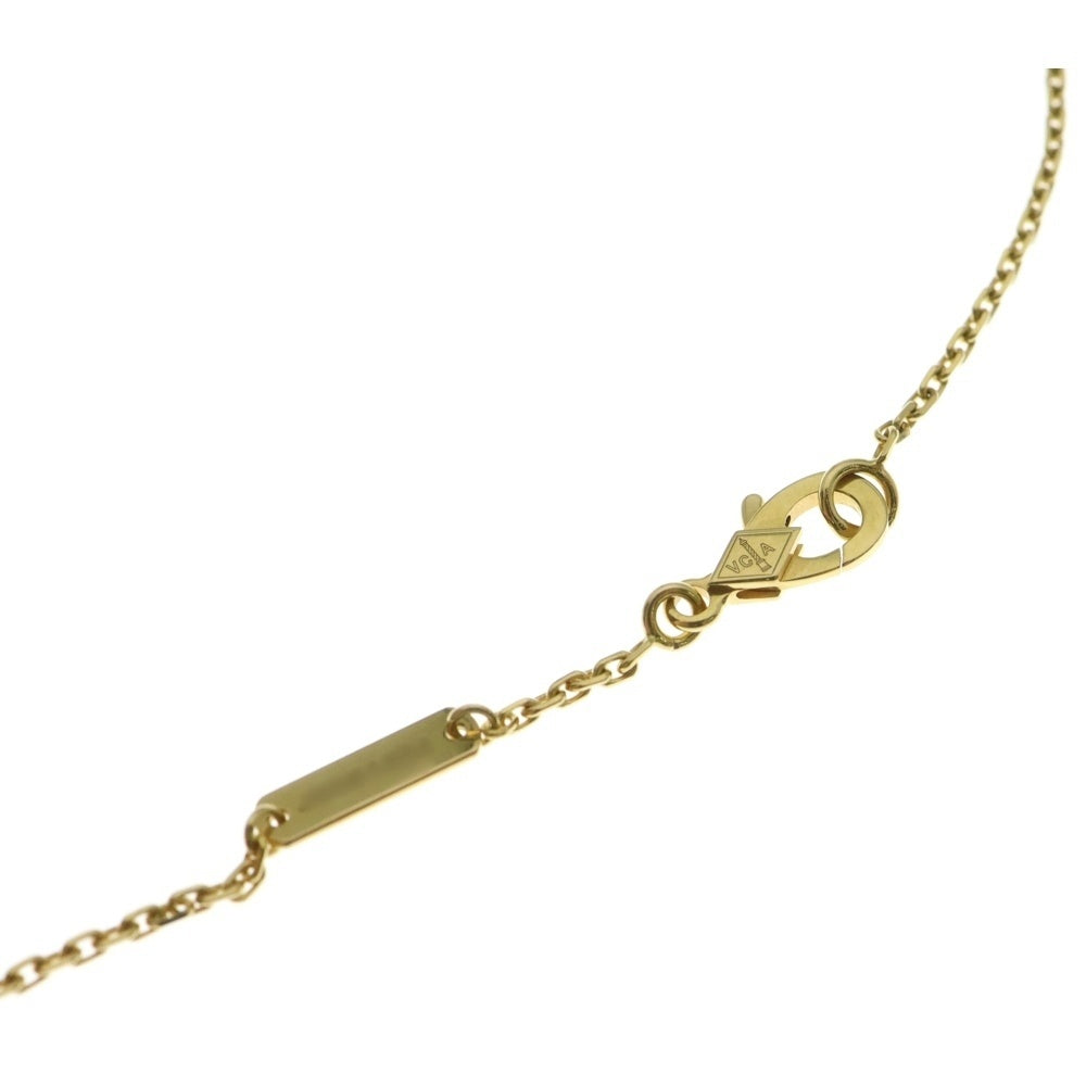 Van Cleef & Arpels(ヴァンクリーフアンドアーペル) ヴィンテージアルハンブラ ギョーシェ ネックレス ペンダント Au750 K18 YG イエローゴールド