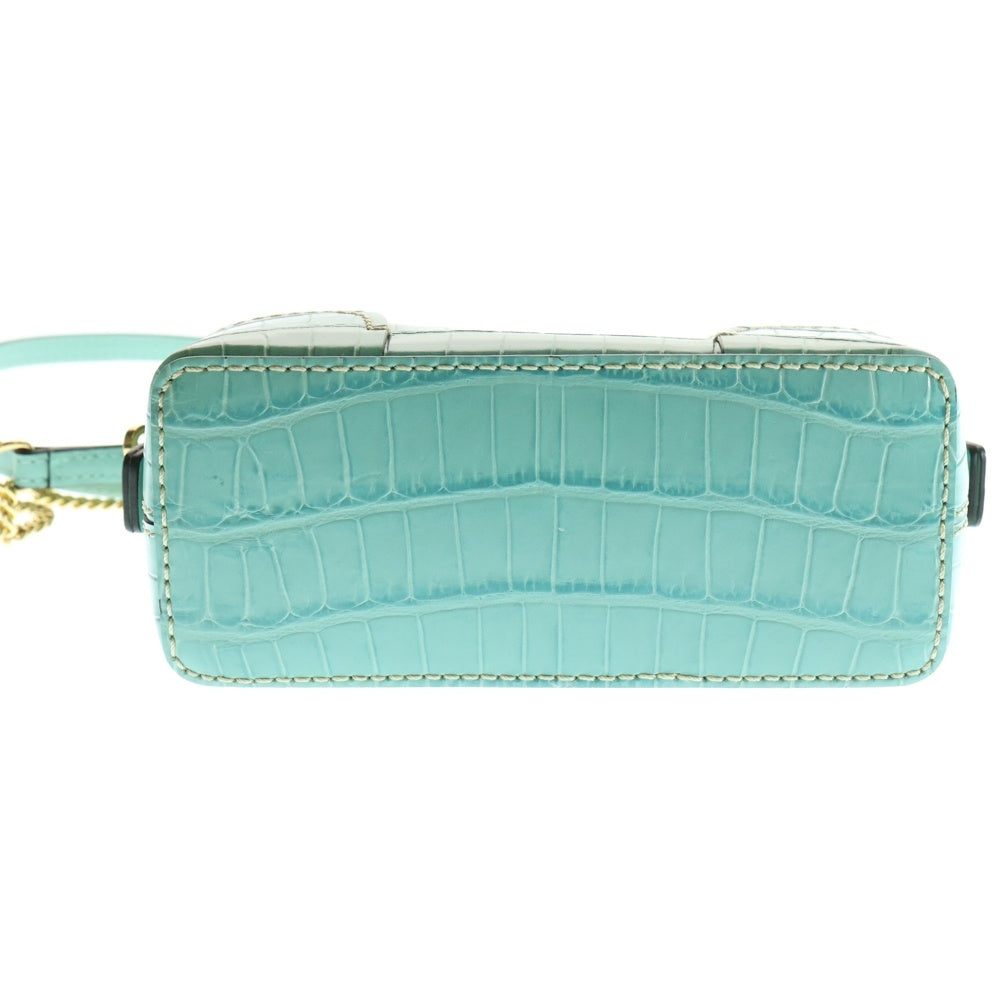 Chloe(クロエ) ダリア 2wayショルダーバッグ ハンドバッグ 型押し グリーン レザー