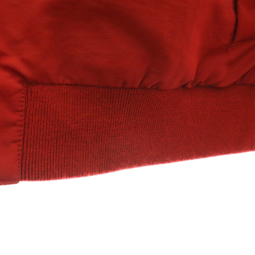 TOMMY HILFIGER(トミーヒルフィガー) ロゴ刺繍ナイロンジャケット レッド