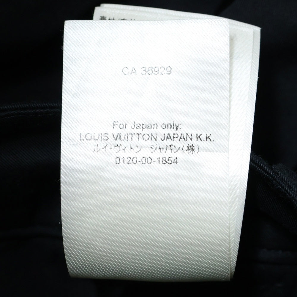 LOUIS VUITTON(ルイヴィトン) 24SS モノグラム フロッキープリント マルチポケット カーゴパンツ ブラック M241MQ FUG HQP45W