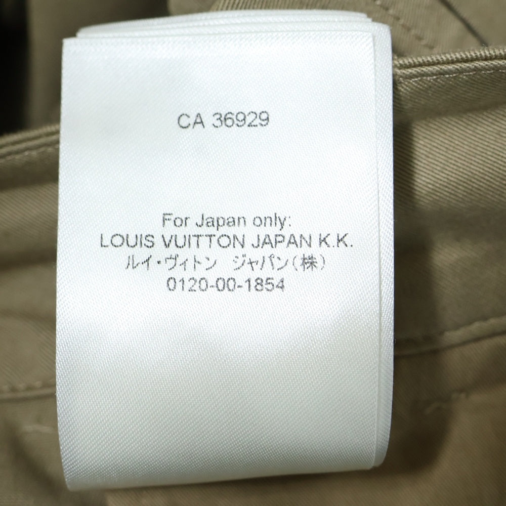 LOUIS VUITTON(ルイヴィトン) 24SS モノグラム フロッキープリント マルチポケット カーゴパンツ ベージュ M242MQ FUG HQP45W