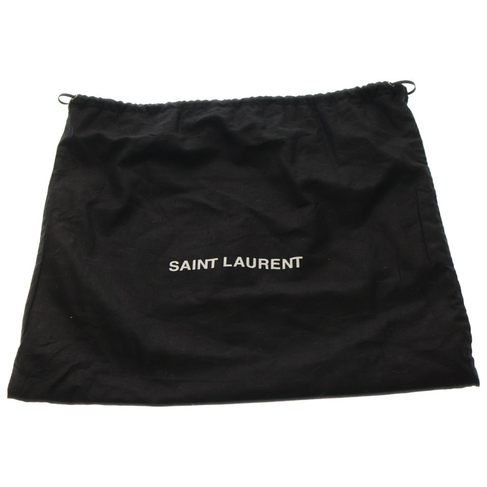 SAINT LAURENT PARIS(サンローランパリ) カサンドラ トップハンドル ミディアム 2wayハンドバック ショルダーバッグ ブラック レザー 578000