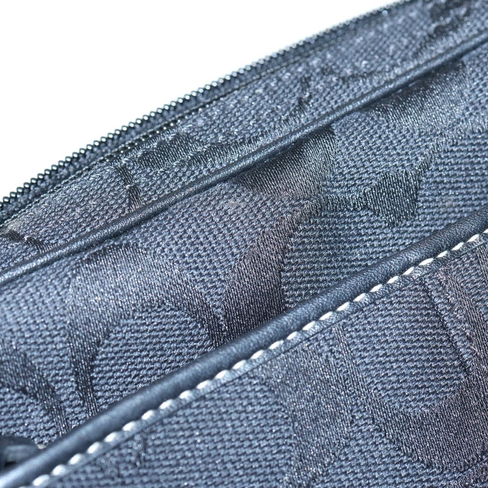 COACH(コーチ) ミニショルダーバッグ ボディバッグ ブラック レザー×キャンバス