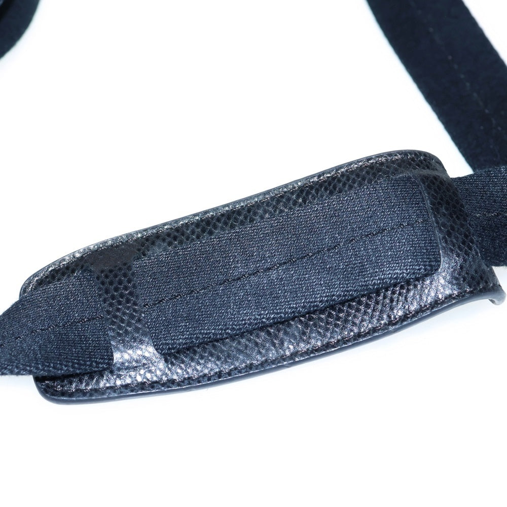 COACH(コーチ) ショルダーバッグ ミニバッグ ブラック レザー×キャンバス シルバー金具