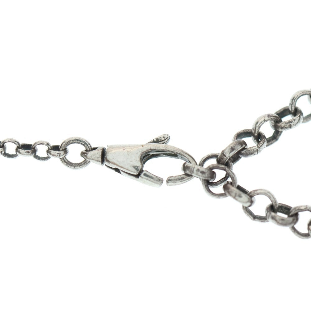 GUCCI(グッチ) インターロッキングG ロゴ チェーン ネックレス シルバー 455535