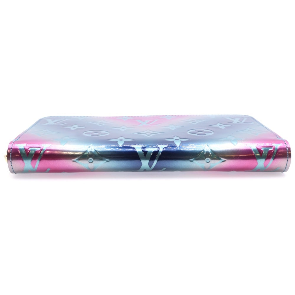 LOUIS VUITTON(ルイヴィトン) ヴェルニ ジッピーウォレット 2020 バレンタイン限定 ロングウォレット 長財布 カードケース メタリックブルー M90520 ゴールド金具