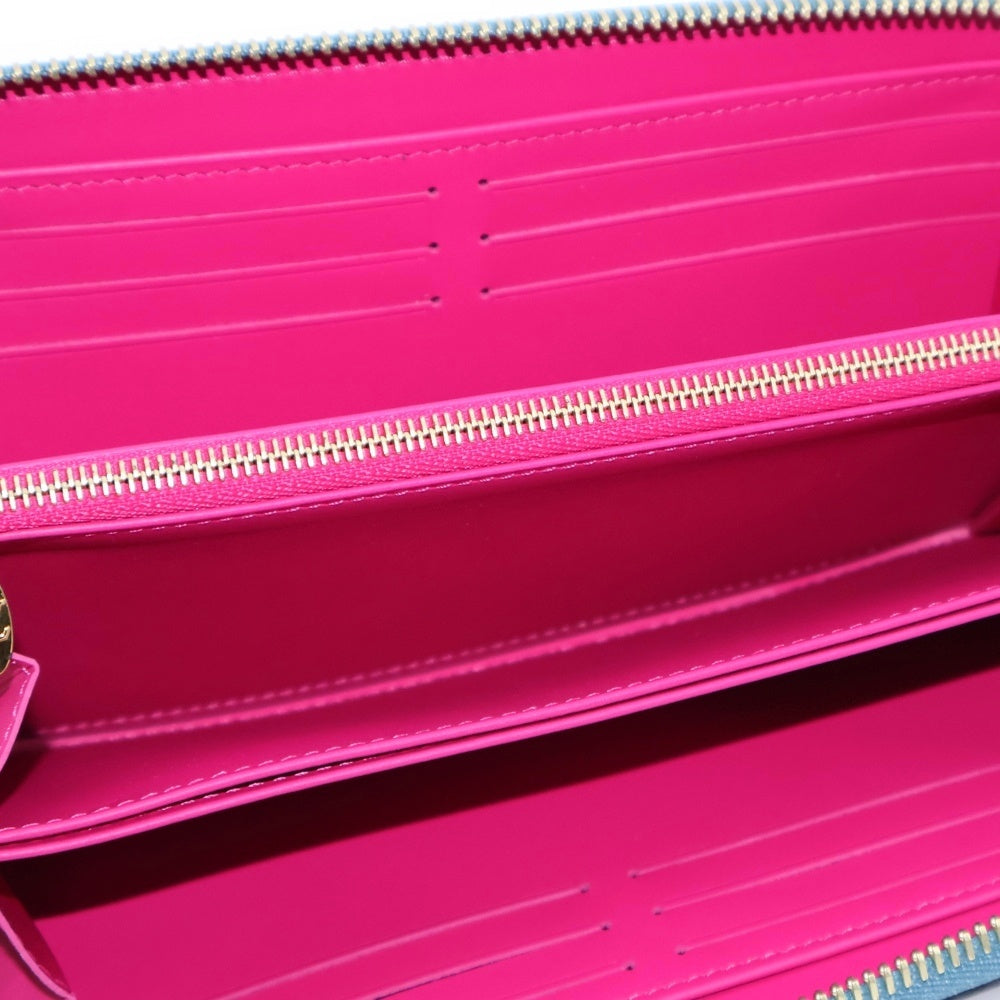 LOUIS VUITTON(ルイヴィトン) ヴェルニ ジッピーウォレット 2020 バレンタイン限定 ロングウォレット 長財布 カードケース メタリックブルー M90520 ゴールド金具