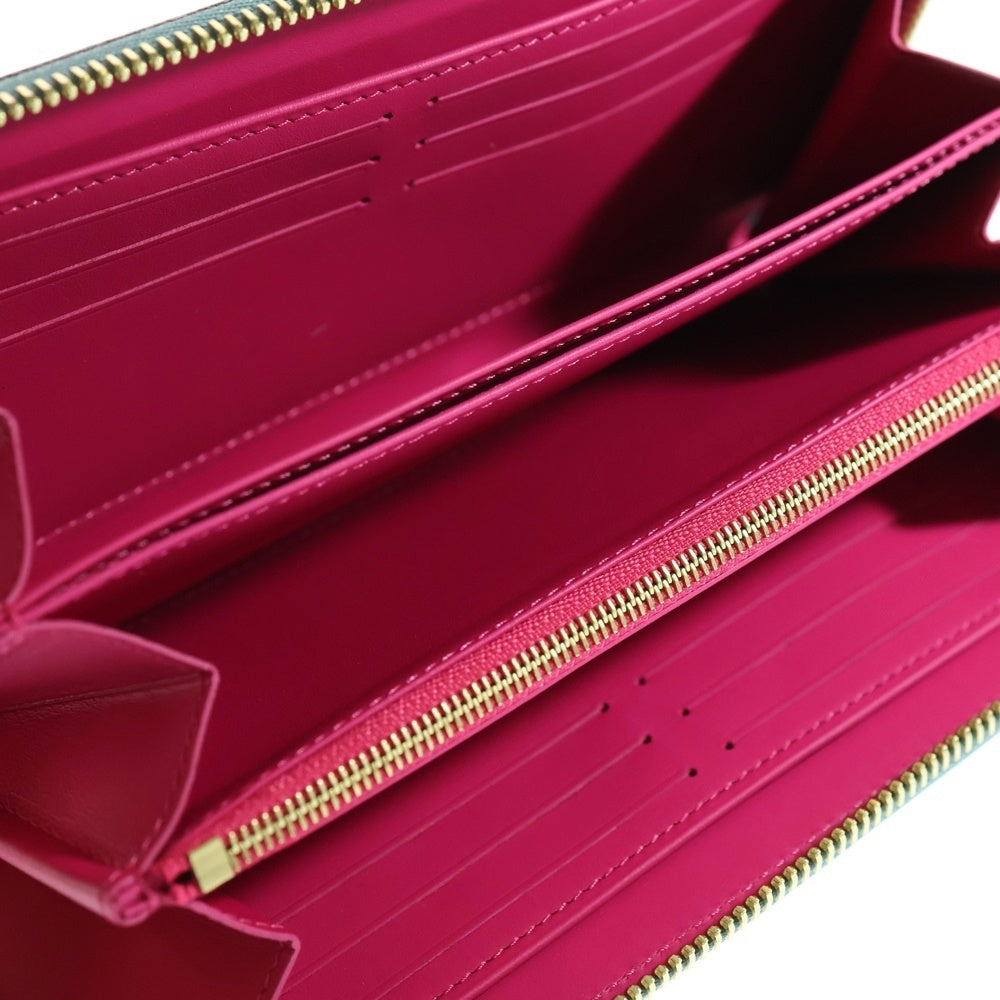 LOUIS VUITTON(ルイヴィトン) ヴェルニ ジッピーウォレット 2020 バレンタイン限定 ロングウォレット 長財布 カードケース メタリックブルー M90520 ゴールド金具