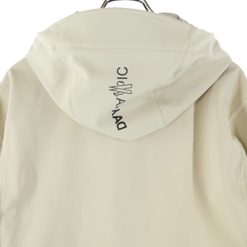 MONCLER GRENOBLE(モンクレールグルノーブル) 24AW CORMET コーメット ロゴ 止水ジップ フーデッド フリースジャケット ベージュ J20971A00011 59701