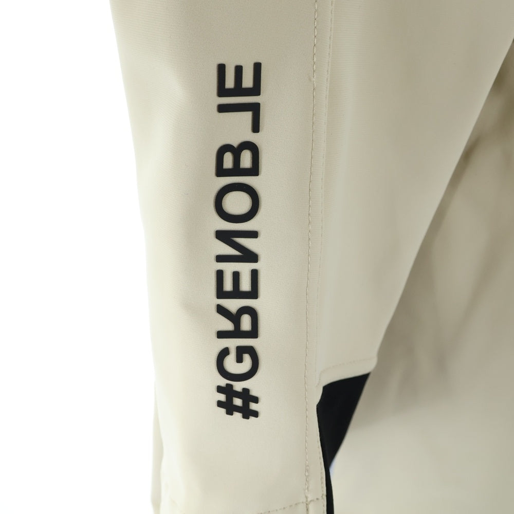 MONCLER GRENOBLE(モンクレールグルノーブル) 24AW CORMET コーメット ロゴ 止水ジップ フーデッド フリースジャケット ベージュ J20971A00011 59701