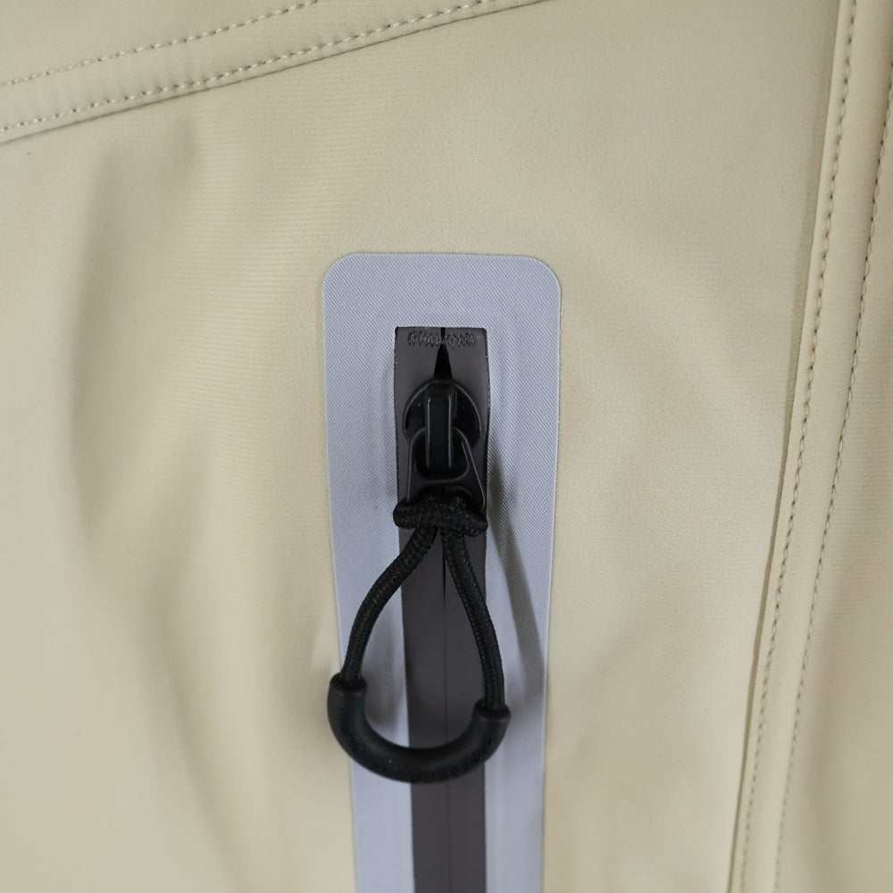 MONCLER GRENOBLE(モンクレールグルノーブル) 24AW CORMET コーメット ロゴ 止水ジップ フーデッド フリースジャケット ベージュ J20971A00011 59701