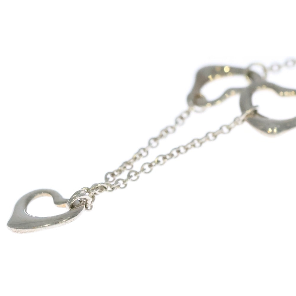 TIFFANY & Co.(ティファニー) オープンハート 5P ブレスレット シルバー 925 4.2g