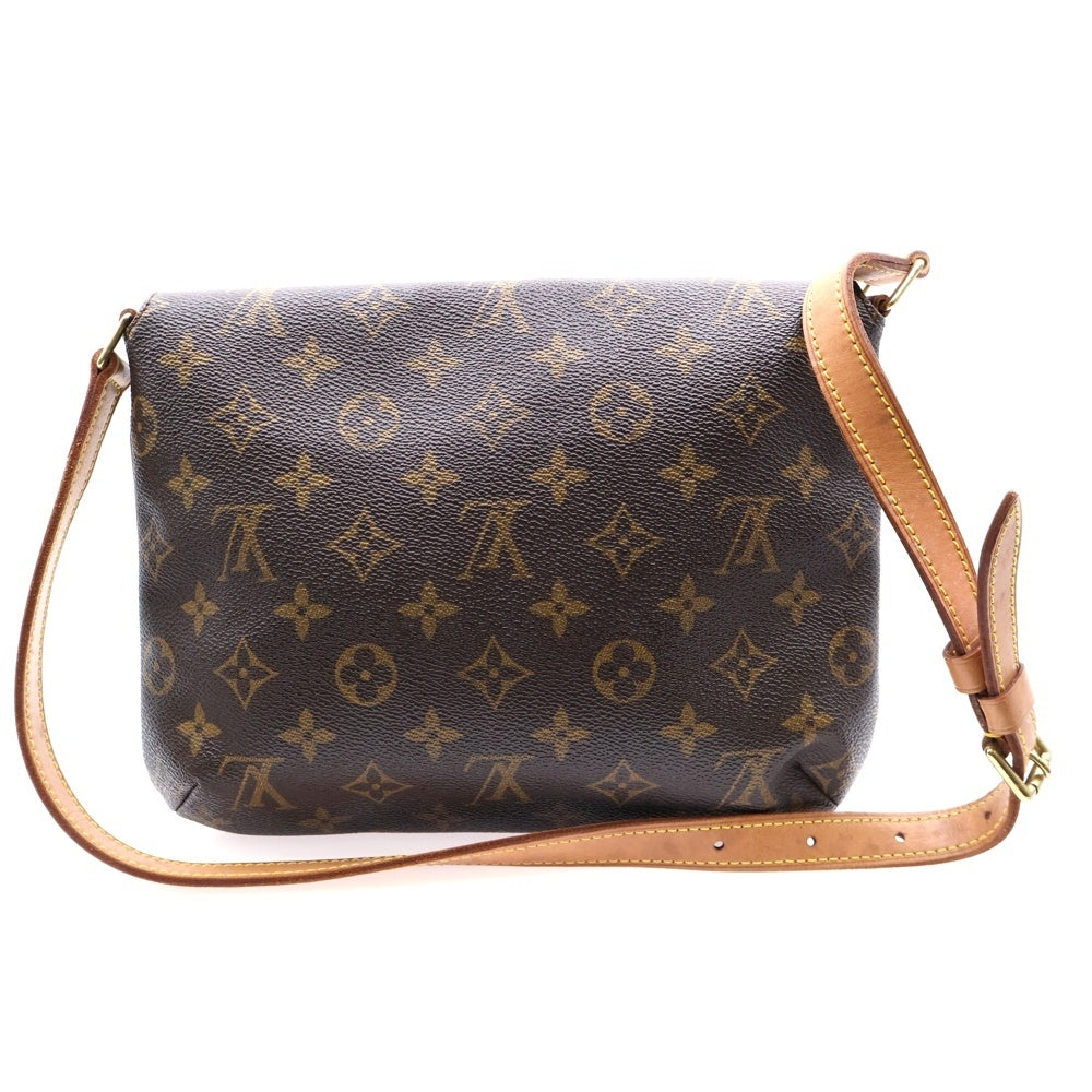 LOUIS VUITTON(ルイヴィトン) ミュゼット タンゴ モノグラム PVC レザー ショルダーバッグ ゴールド金具 ブラウン M51257