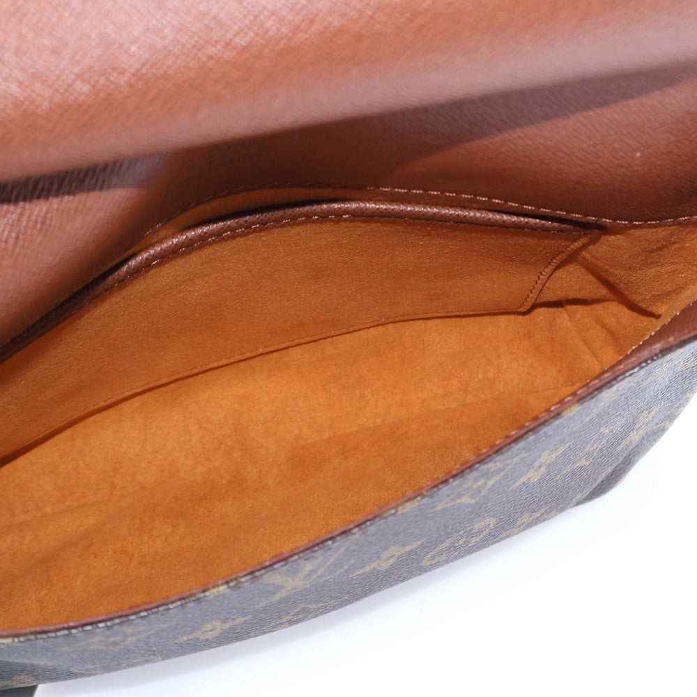 LOUIS VUITTON(ルイヴィトン) ミュゼット タンゴ モノグラム PVC レザー ショルダーバッグ ゴールド金具 ブラウン M51257