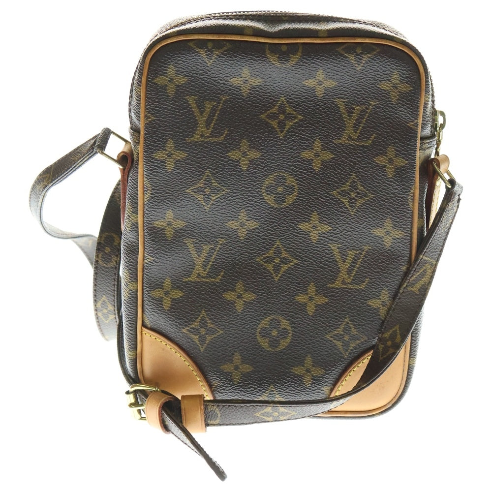 LOUIS VUITTON(ルイヴィトン) モノグラム アマゾン ショルダーバッグ ミニバッグ ブラウン レザー×PVC M45236 ゴールド金具