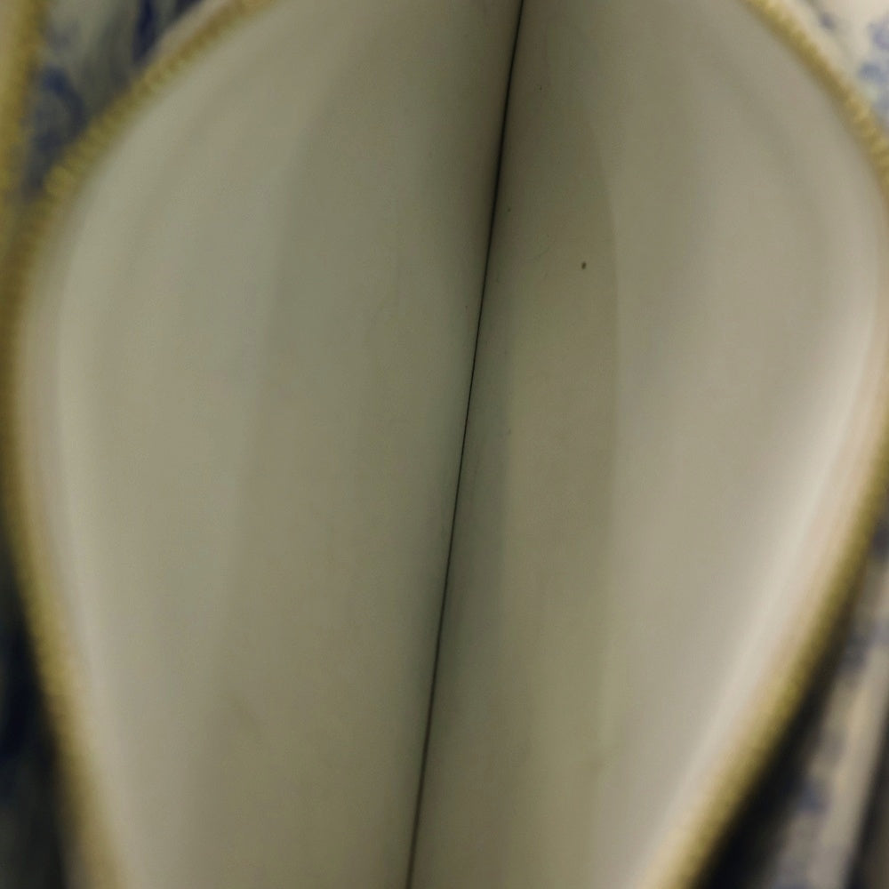 LOUIS VUITTON(ルイヴィトン) モノグラム タイル ジッピウォレット ロングウォレット 長財布 カードケース ホワイト×ブルー M83624 ゴールド金具