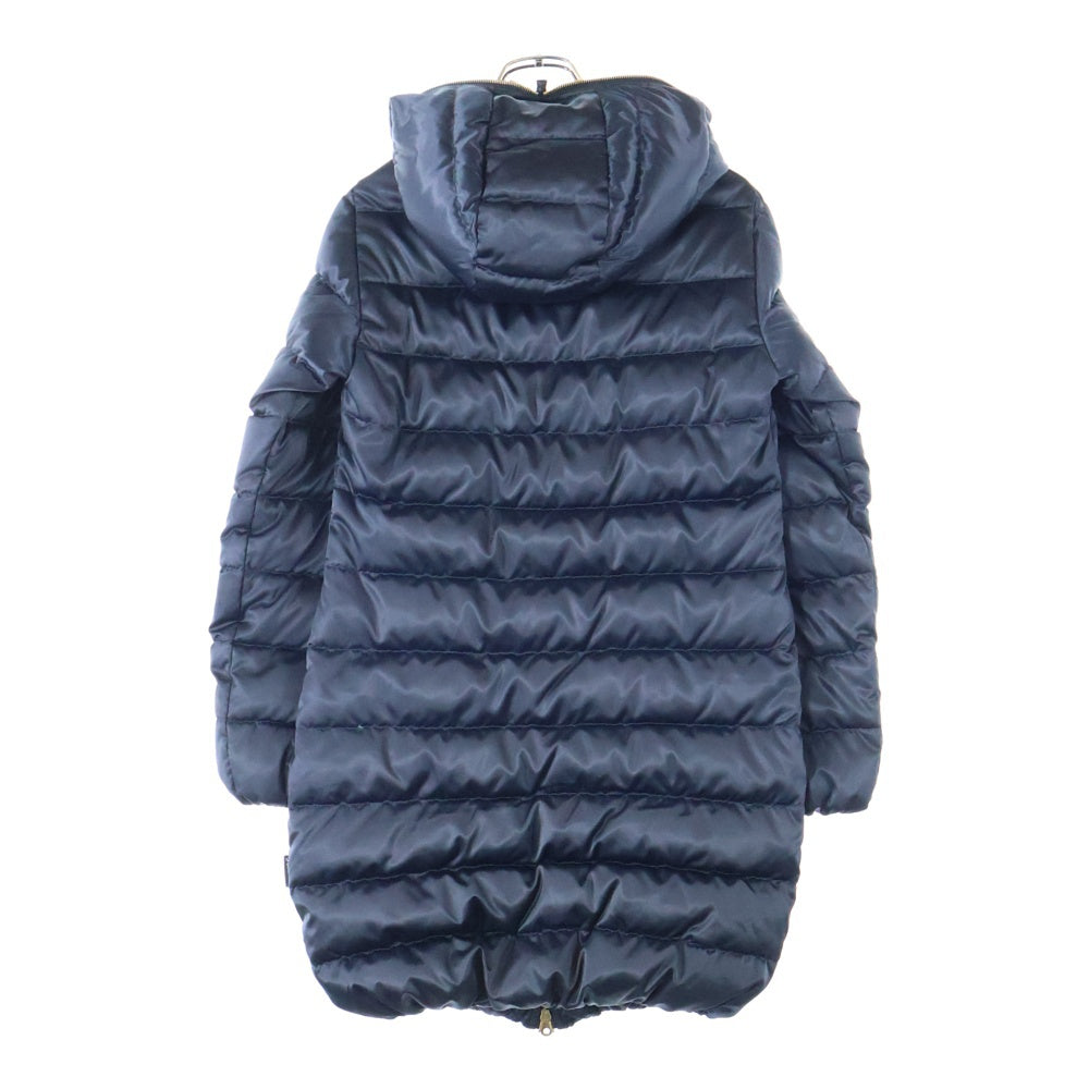 DUVETICA(デュベティカ) ACE アチェ フーデッド ジップアップ ダウン ロング ジャケット コート ネイビー レディース 182-D.1140N00.P/1220