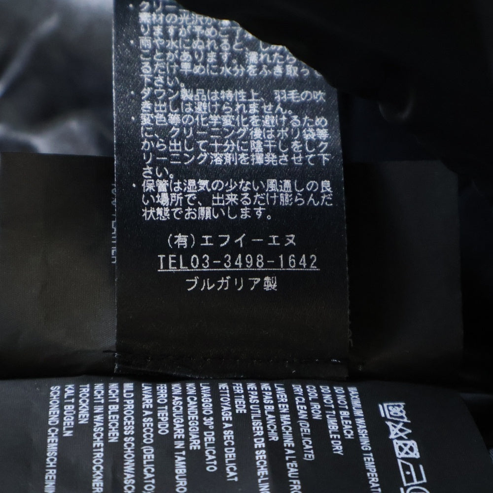 DUVETICA(デュベティカ) ACE アチェ フーデッド ジップアップ ダウン ロング ジャケット コート ネイビー レディース 182-D.1140N00.P/1220