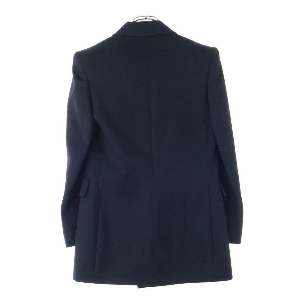 SAINT LAURENT PARIS(サンローランパリ) ウール ダブルブレスト ピークドラペル テーラードジャケット ブラック 726869