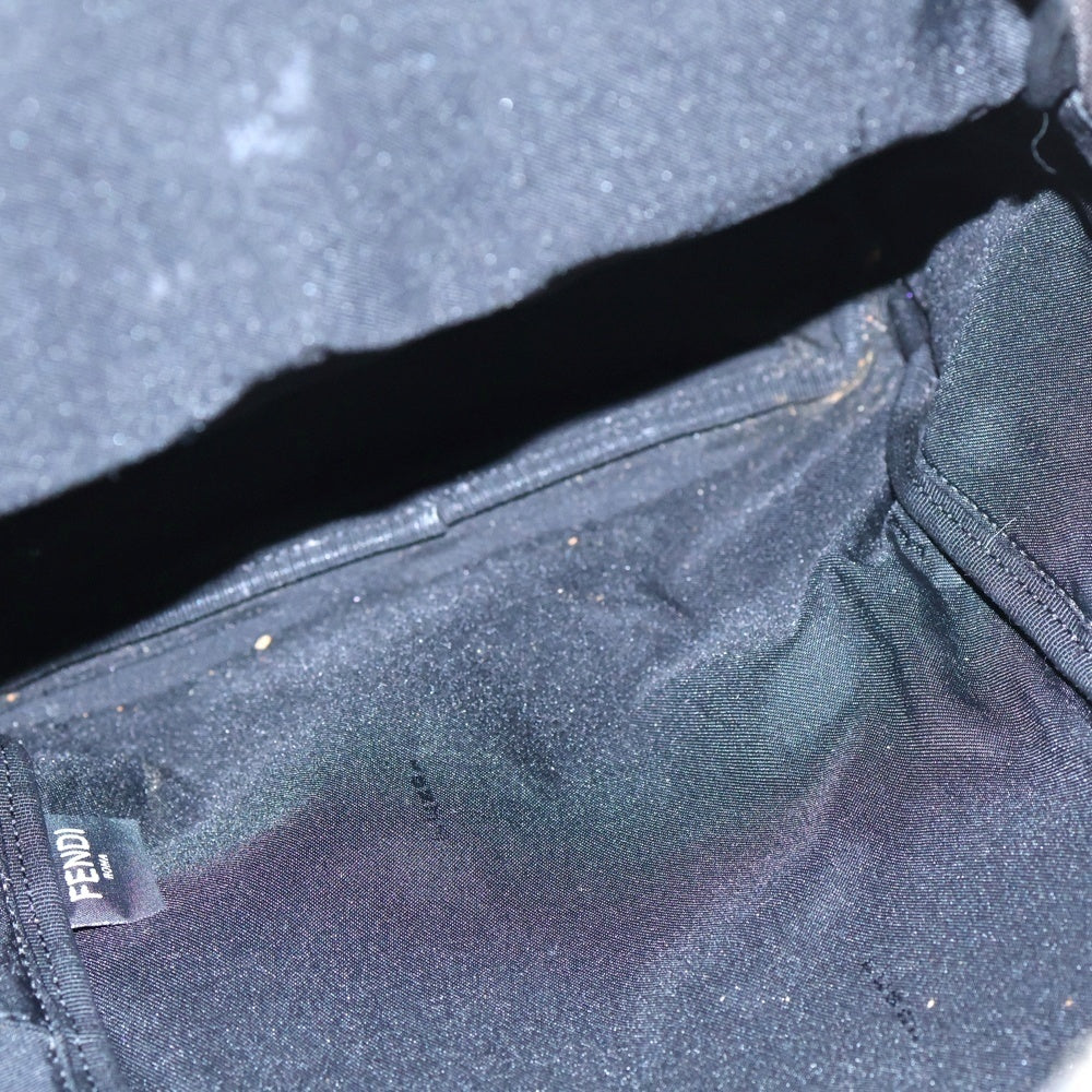 FENDI(フェンディ) モンスターバグス ズッカ コーティングキャンバス バックパック リュックサック ブラウン×ブラック 8BZ040 シルバー金具