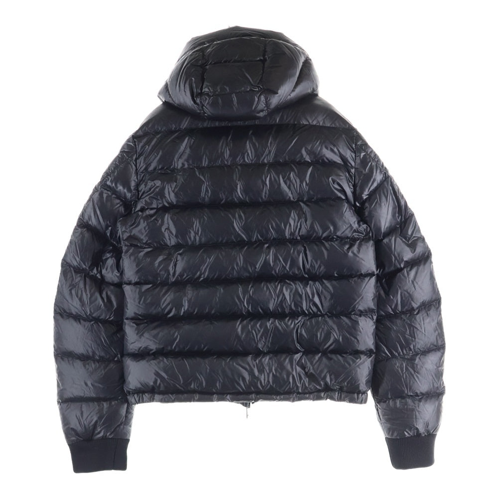 MONCLER(モンクレール) FEDOR ヒョードル ワッペンロゴ フーデッド ジップアップ ダウンジャケット ブラック 120914192705 53029