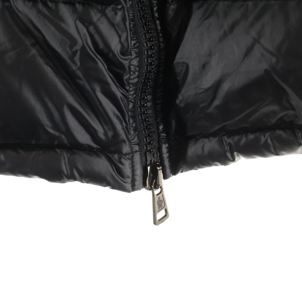 MONCLER(モンクレール) FEDOR ヒョードル ワッペンロゴ フーデッド ジップアップ ダウンジャケット ブラック 120914192705 53029