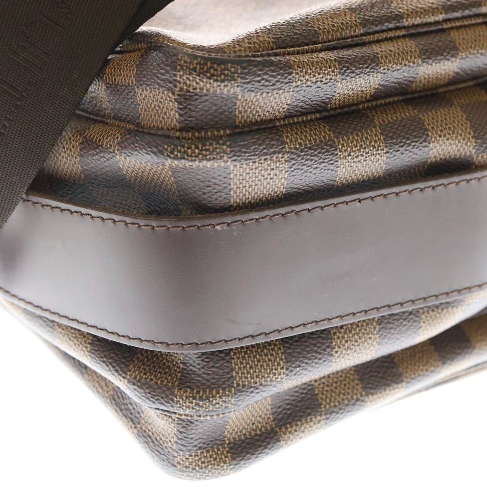 LOUIS VUITTON(ルイヴィトン) ダミエ ナヴィグリオ ショルダーバッグ メッセンジャーバッグ ブラウン PVC N45255 ゴールド金具