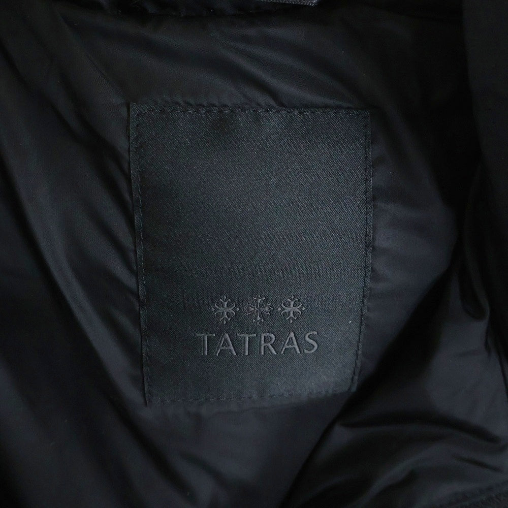 TATRAS(タトラス) POLITEAMA ポリテアマ フーデッド ジップアップ ダウン ロング ジャケット コート ブラック レディース LTAT20A4694-D