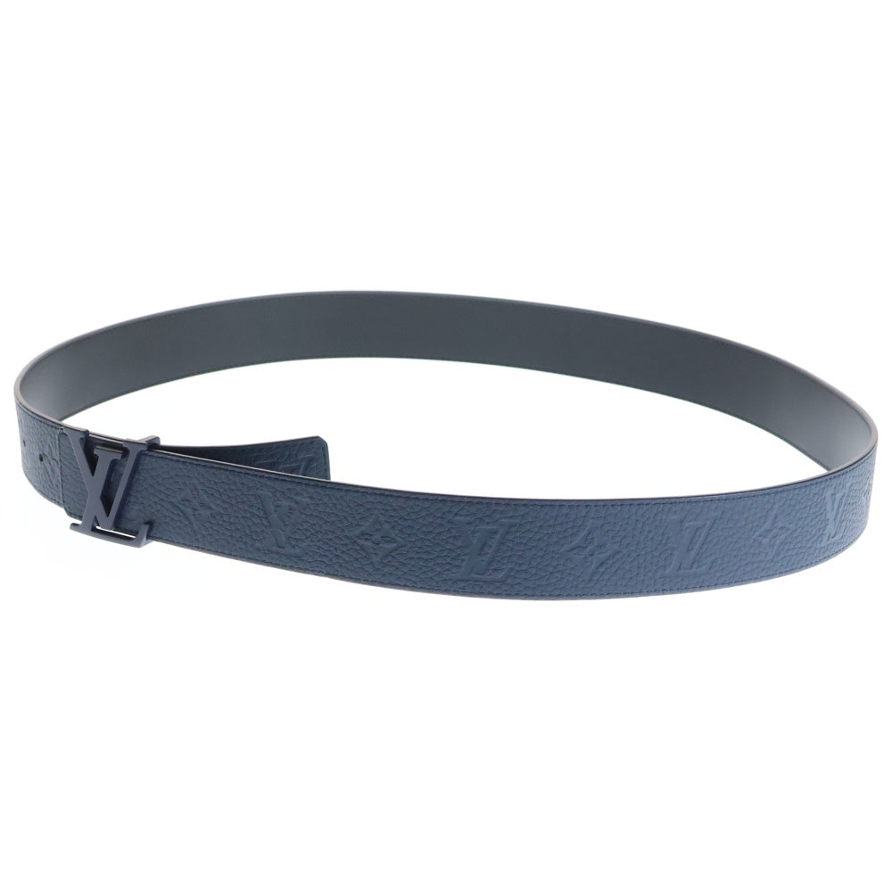 LOUIS VUITTON(ルイヴィトン) サンチュール LV リバーシブルベルト ネイビー レザー M8663 レディース