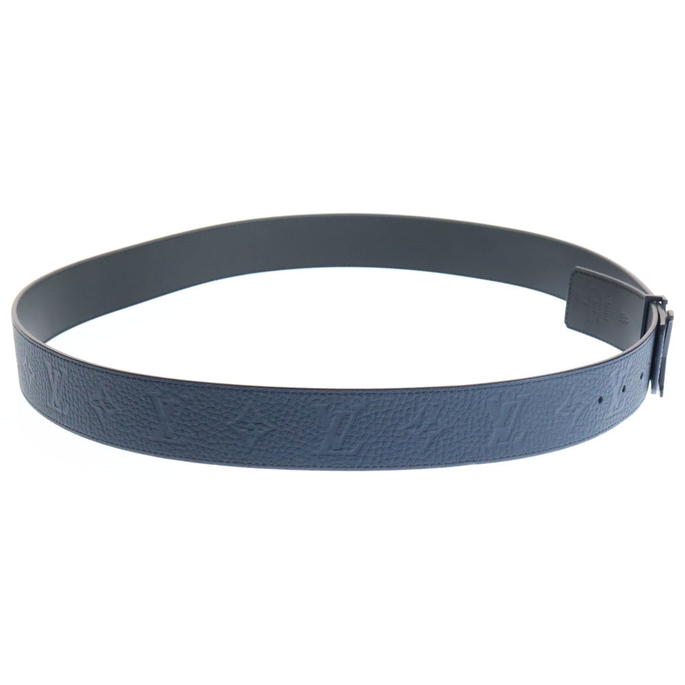 LOUIS VUITTON(ルイヴィトン) サンチュール LV リバーシブルベルト ネイビー レザー M8663 レディース