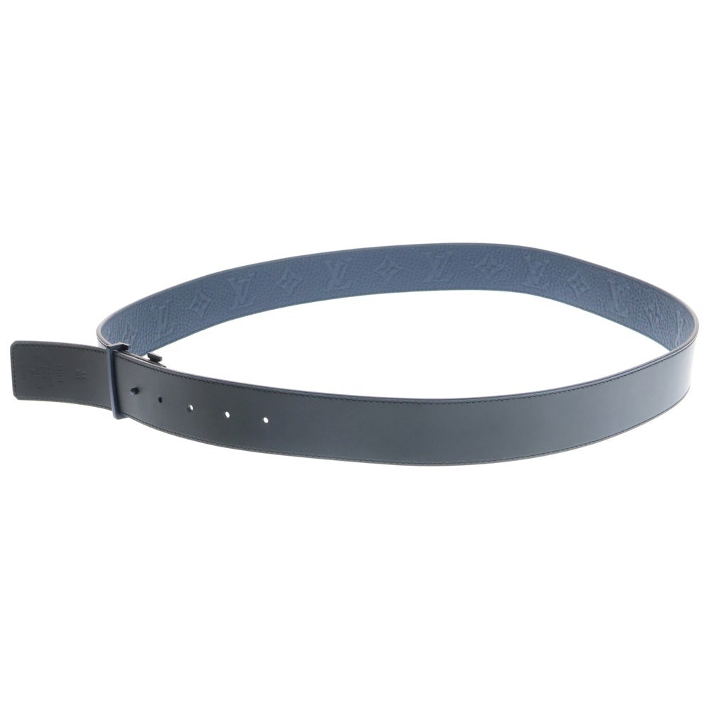 LOUIS VUITTON(ルイヴィトン) サンチュール LV リバーシブルベルト ネイビー レザー M8663 レディース