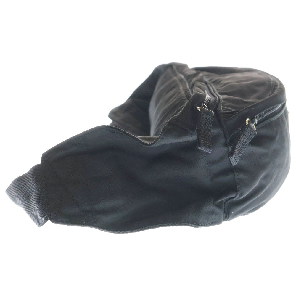 PRADA(プラダ) ウエストバッグ ボディバッグ ショルダーバッグ ブラック ナイロン シルバー金具