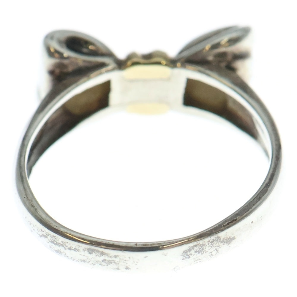 TIFFANY & Co.(ティファニー) リボンリング 指輪 シルバー×ゴールド 925/750 4.1g レディース