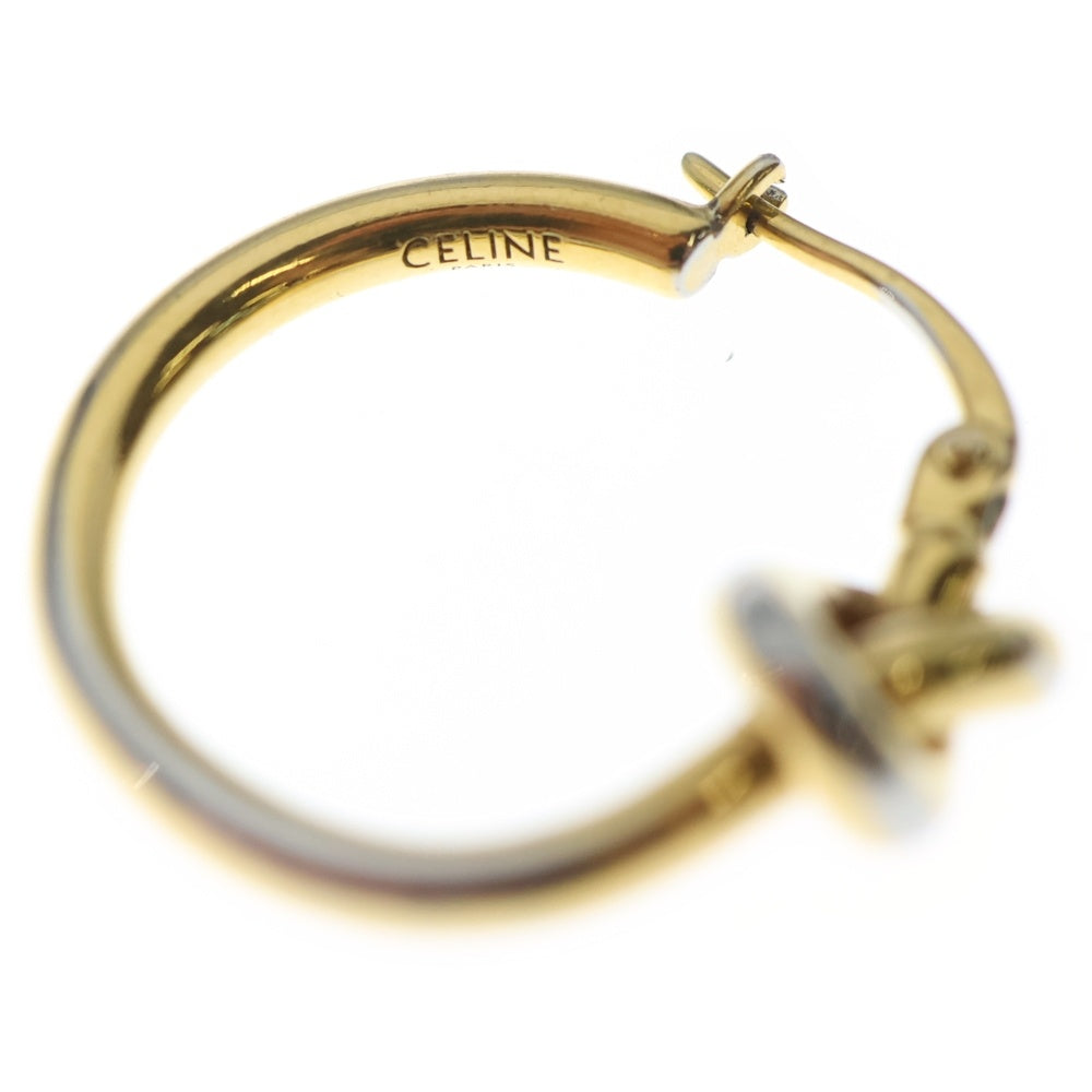 CELINE(セリーヌ) ノットスモール フープピアス GP ゴールド 5.5g