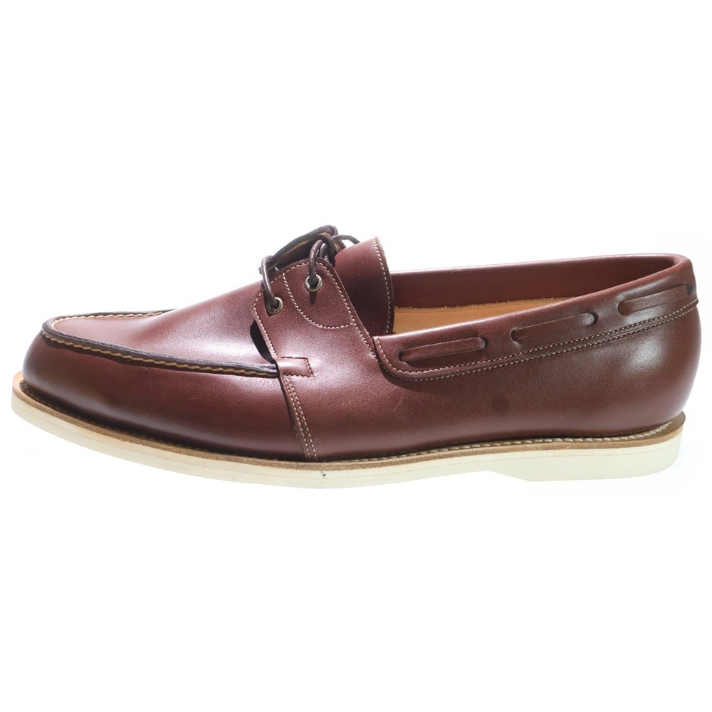 JOHN LOBB(ジョンロブ) LIVONIA リヴォニア レザー レースアップ ローカットシューズ ローファー ブラウン