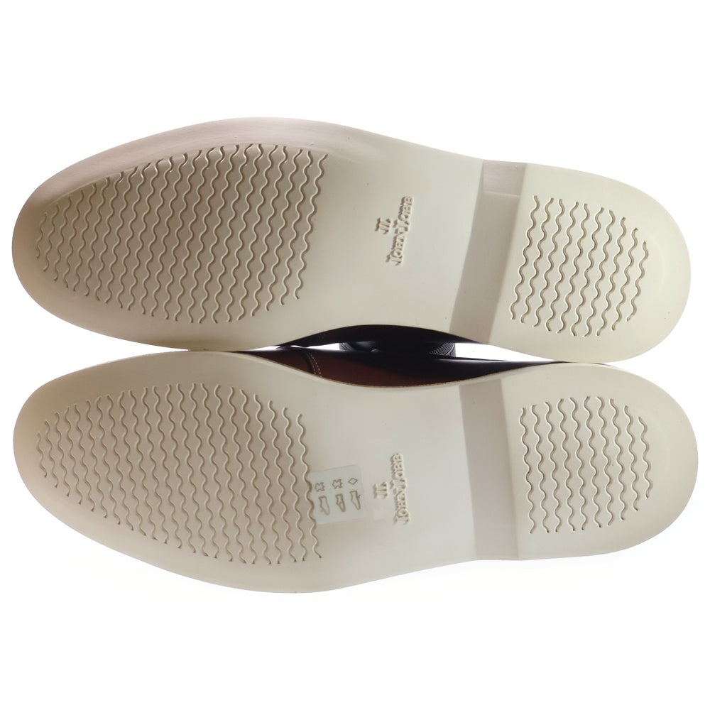 JOHN LOBB(ジョンロブ) LIVONIA リヴォニア レザー レースアップ ローカットシューズ ローファー ブラウン