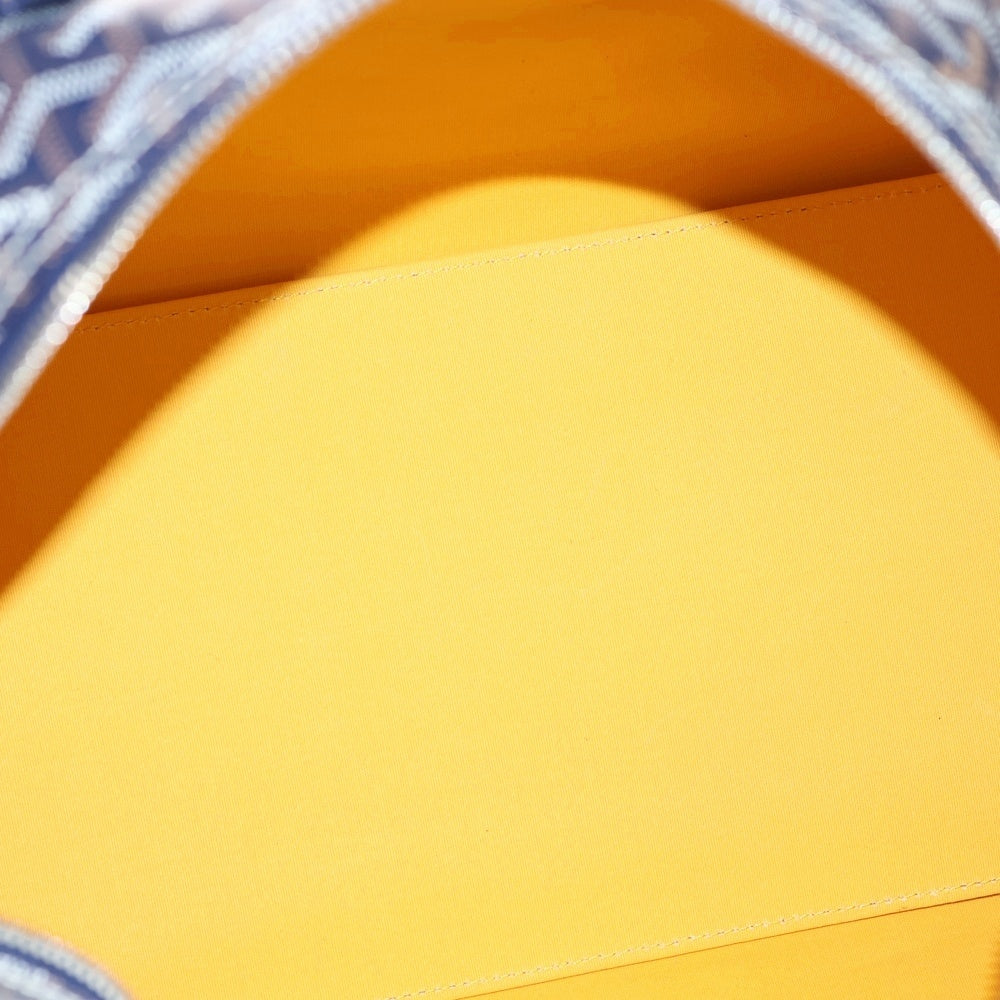 GOYARD(ゴヤール) クロワジュール 50 ネイビーブルー PVC×レザー ボストンバッグ レディース