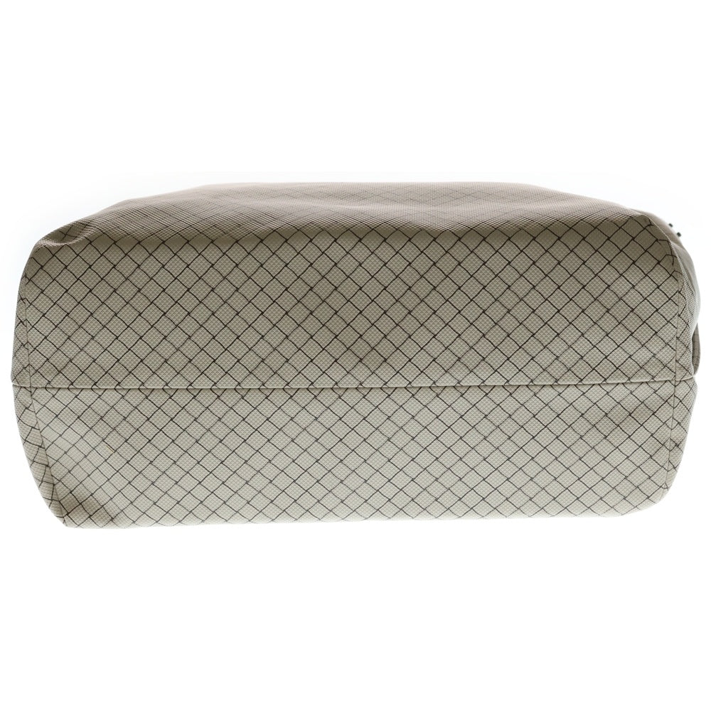 BOTTEGA VENETA(ボッテガヴェネタ) マルコポーロ トートバッグ ハンドバッグ グレージュ×ブラウン PVC×レザー レディース