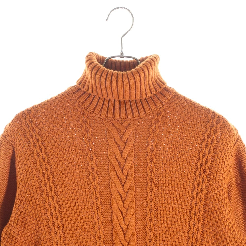 Armani Exchange(アルマーニ エクスチェンジ) タートルニットセーター オレンジ レディース