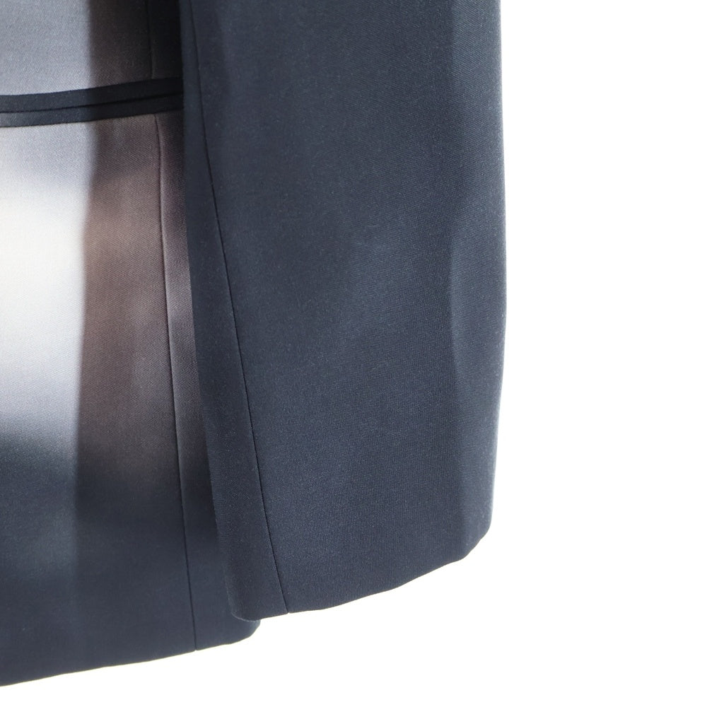 Christian Dior(クリスチャンディオール) グラデーション ウール 1B ピークドラペル テーラードジャケット ブラック 421V17A1999